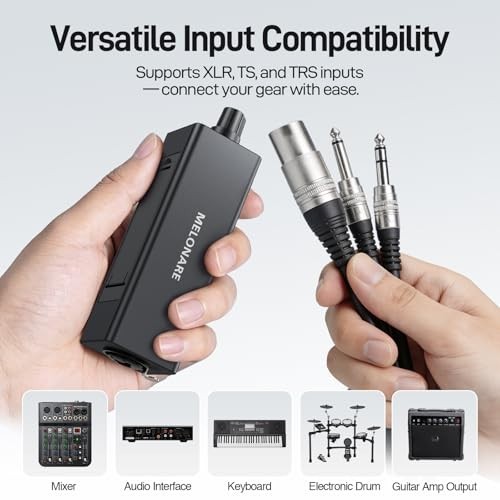 Portable Wired In-Ear Monitor Amplifier, Headphone Amp, XLR/TRS Inputs, Mute Con