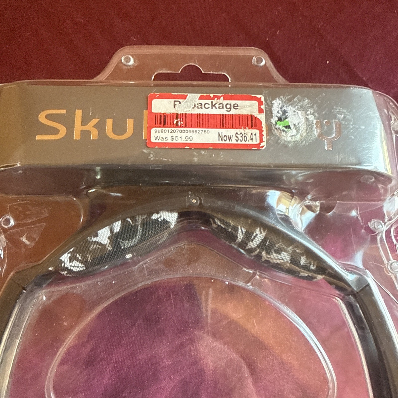Vintage Skullcandy GI SGS Gaming Headset Green 40mm Over Ear Headphones