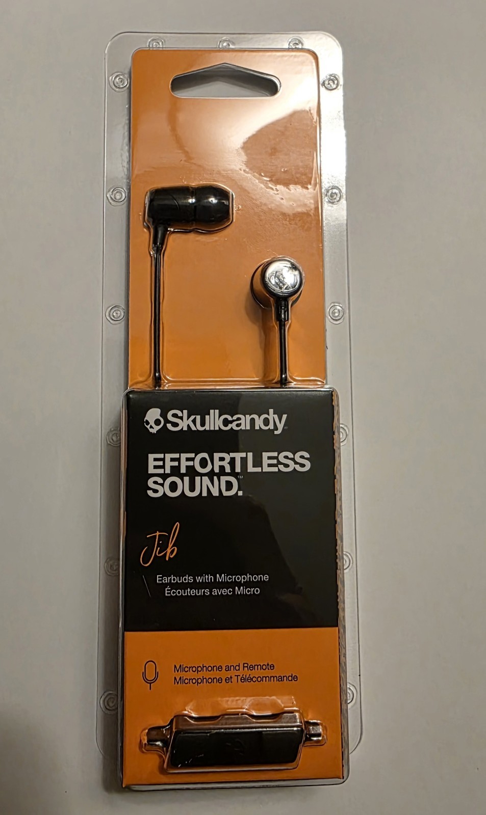 Skullcandy Jib In-Ear Earbuds with Microphone – True Black S2DUYK-343 Brand New