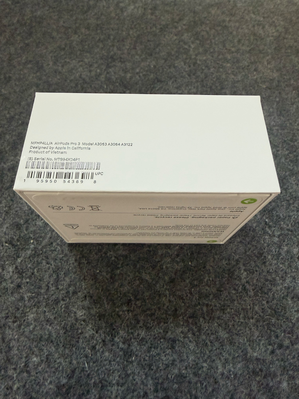Brand New, Factory-Sealed Apple AirPods Pro 3 — Never Opened