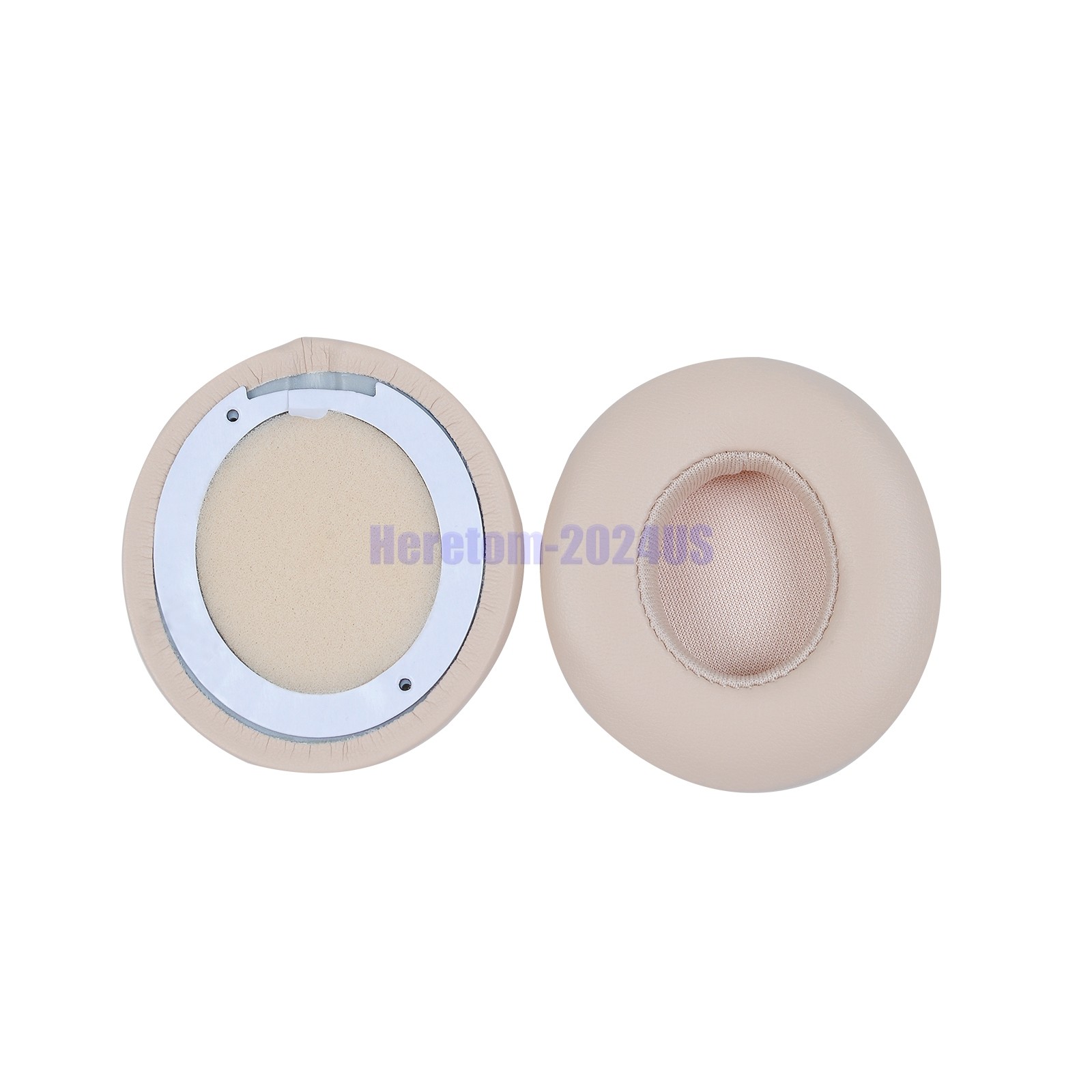 1 Pair Ear Pads Cushion For Beats Dre Solo 2 3 Headphones Replacement Matte Gold
