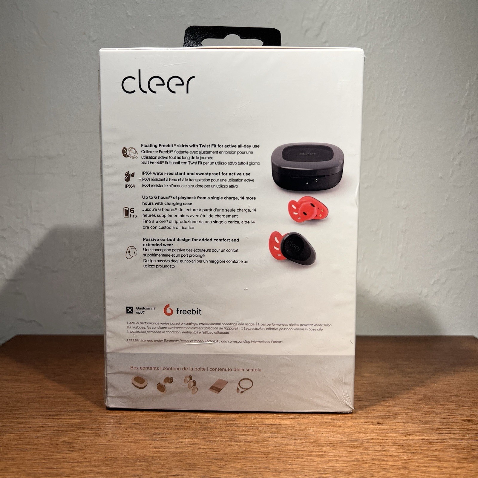 Cleer GOAL Bluetooth Wireless Active Headphone Earbuds Sports Workout New