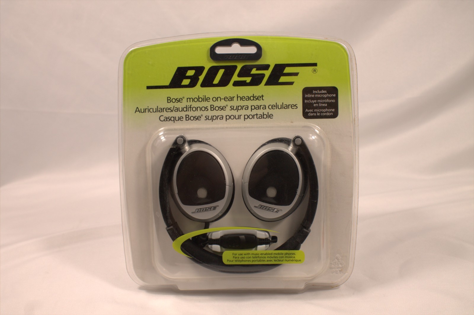 Bose Mobile On-Ear Headset Includes Inline Microphone New Sealed