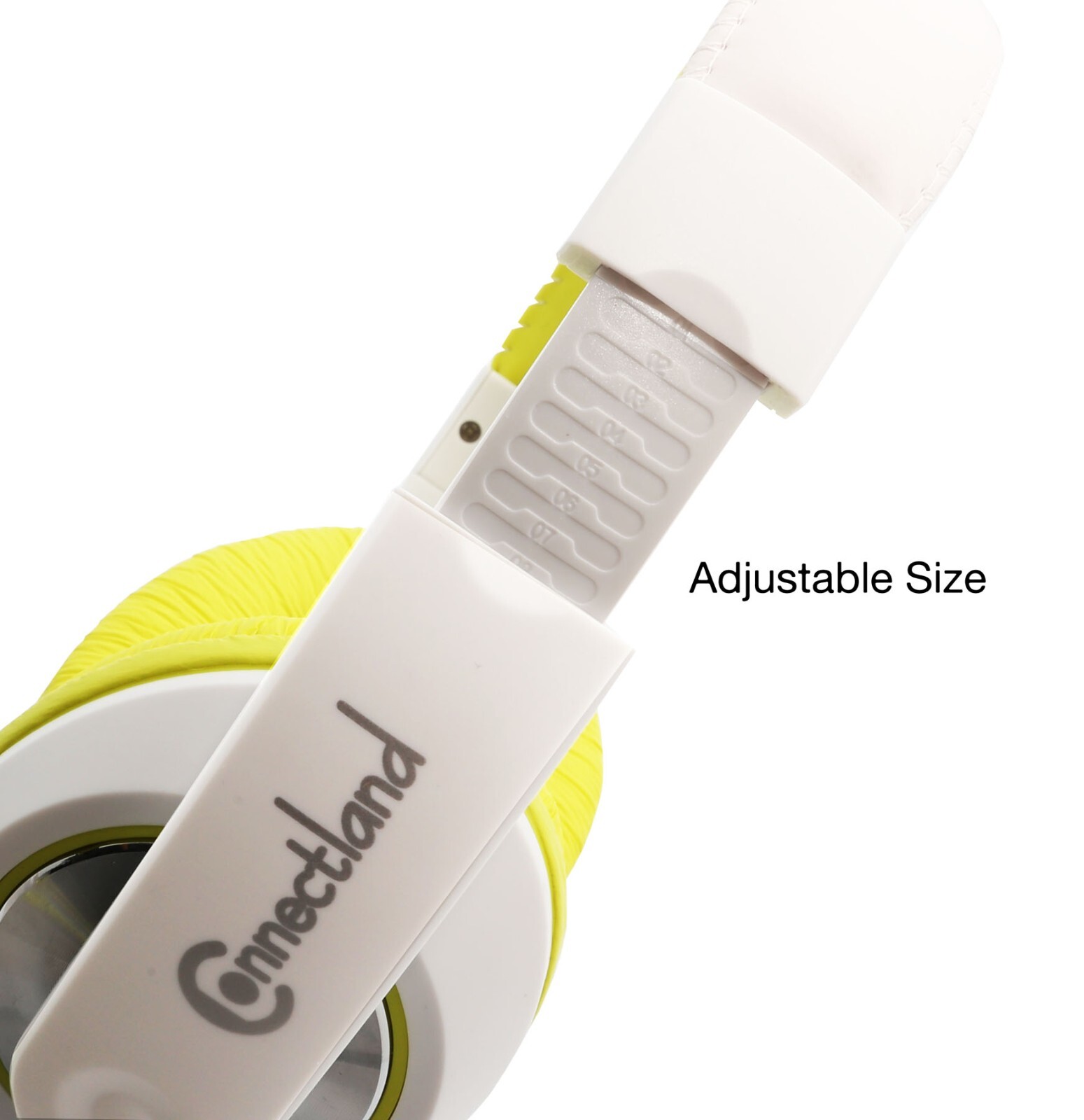 Yellow Over the Ear Lightweight Adjustable Stereo Wired Headphone