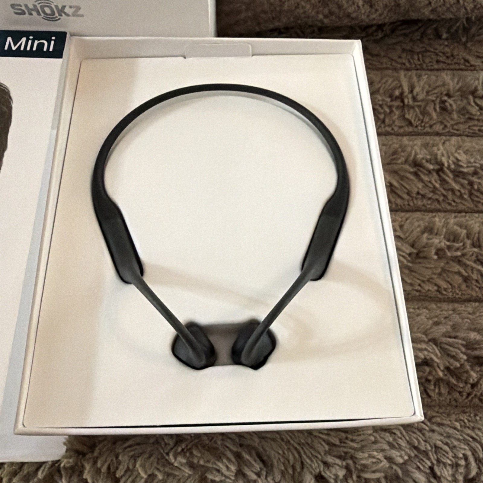 SHOKZ OpenRun MINI Wireless Bluetooth Bone-Conduction Sport Headphones – Black