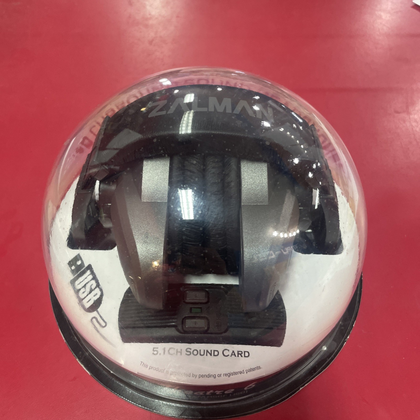 Vintage Zalman Theatre 6 USB 5.1 Surround Sound Over-Ear Headphones ZM-RS6F USB