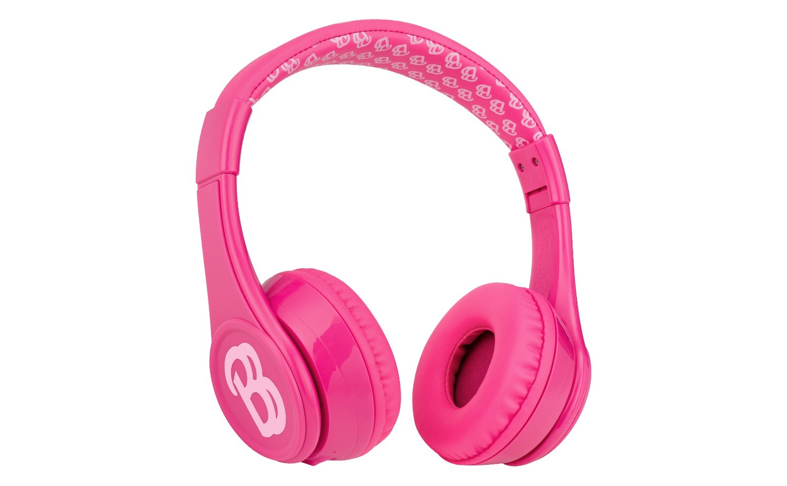 eKids Barbie Bluetooth Headphones for Kids, Includes Aux Cord