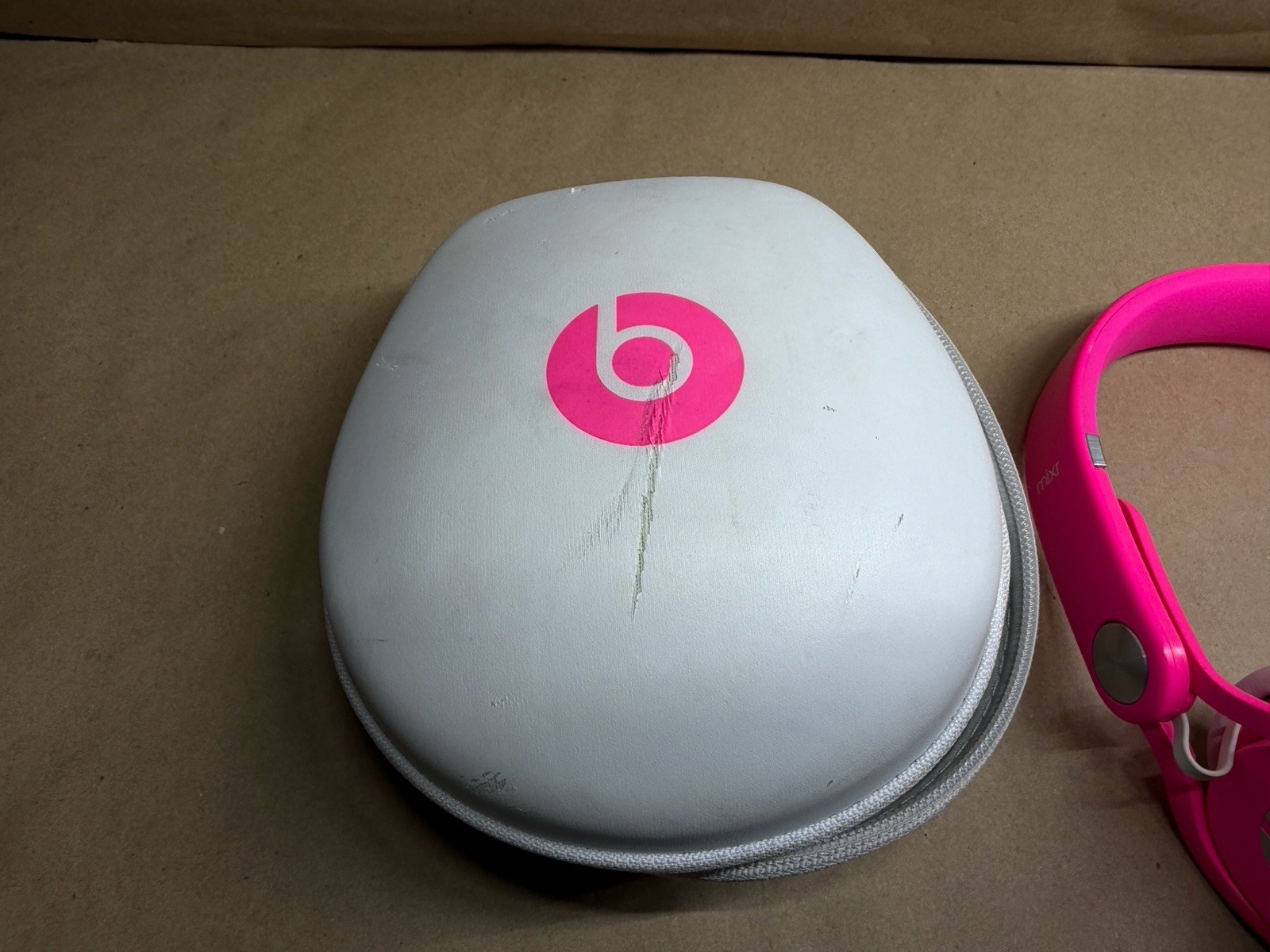 Beats by Dr. Dre Beats MIXR Over the Head DJ Wired Headphones Pink White
