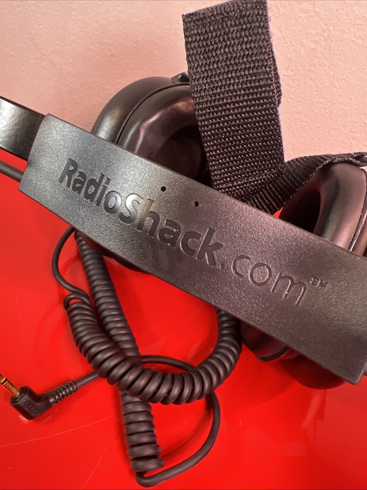 RADIO SHACK Race Scanner Headphones Volume Control-Adjustable *CLEAN*