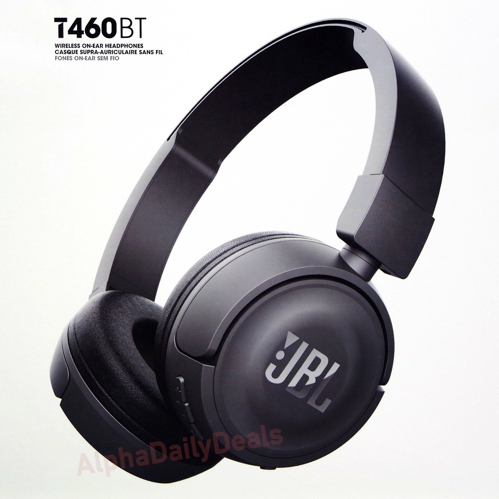 JBL Tune 460BT Wireless Bluetooth On Ear Headphones Black Extra Bass