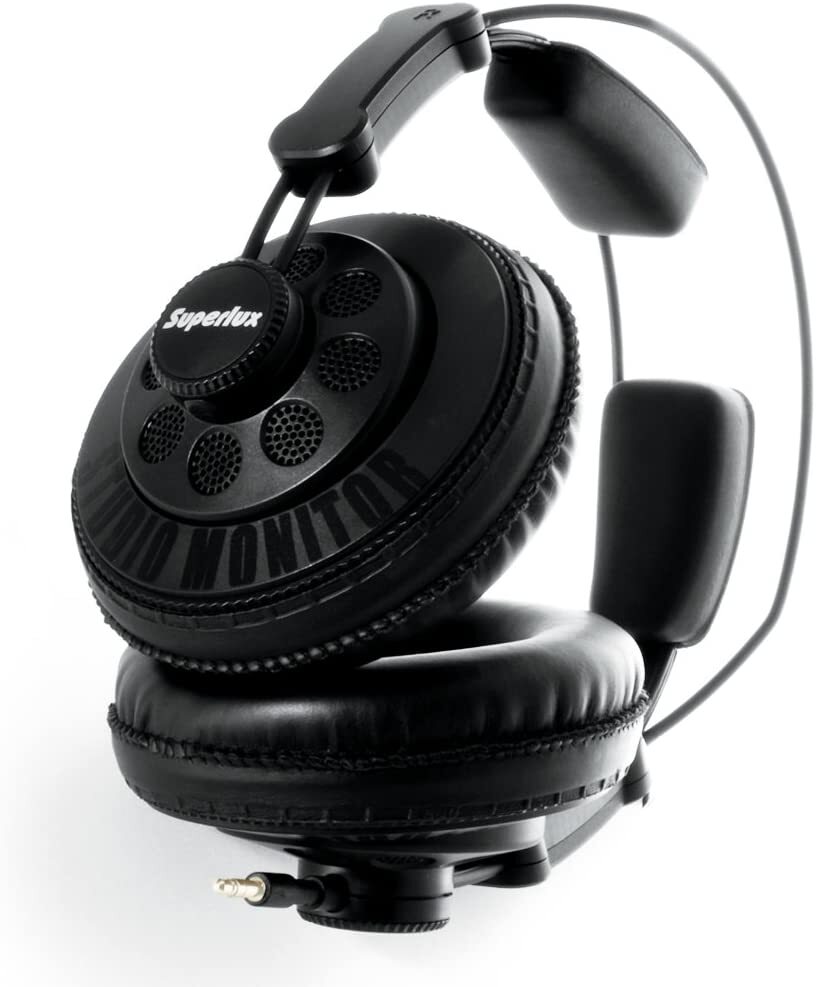 Superlux Professional Monitor Over Ear Headphone HD668B Semi-Open type Black New