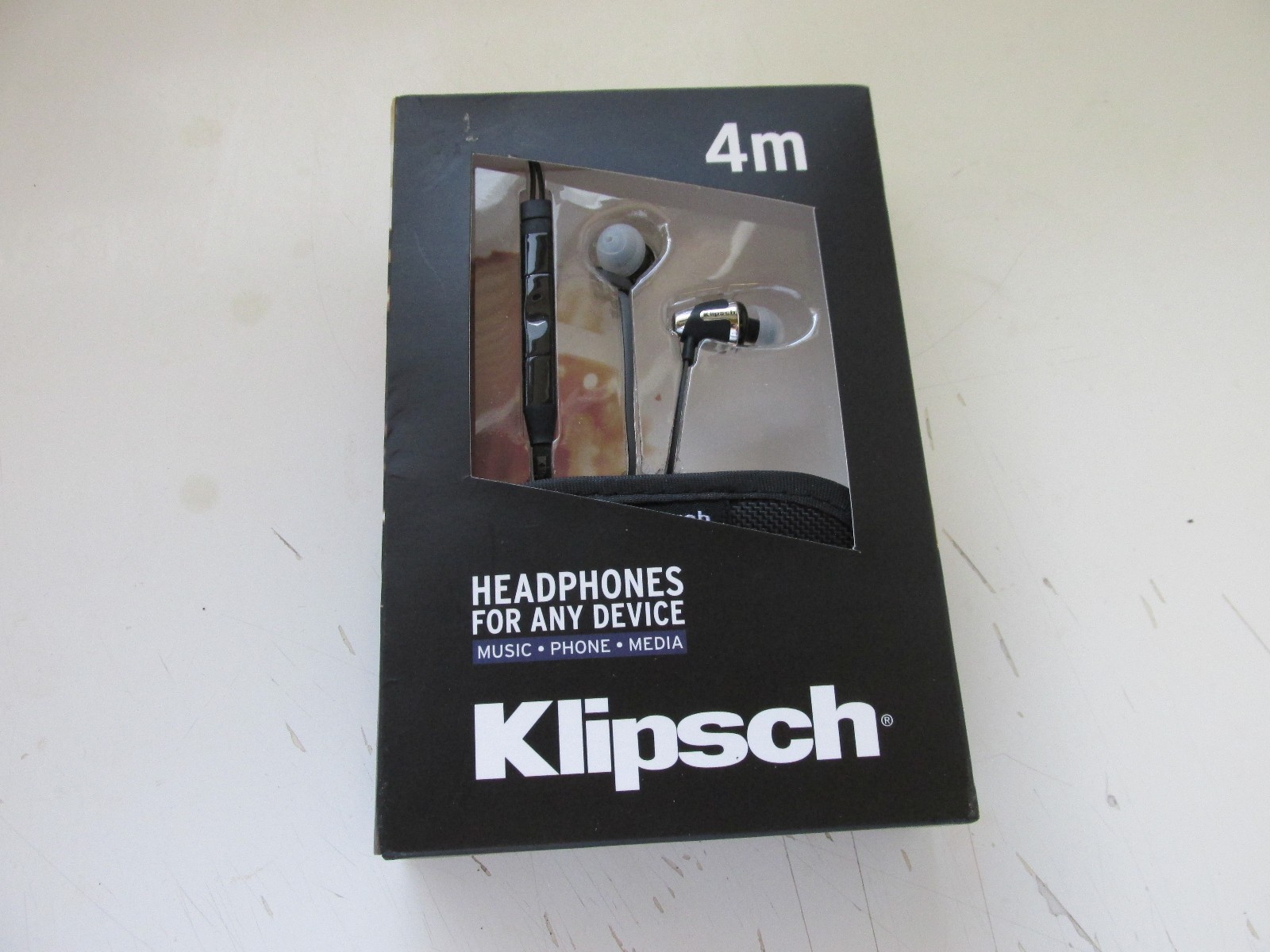 Klipsch 4M Wired In-ear Headphones..NEW