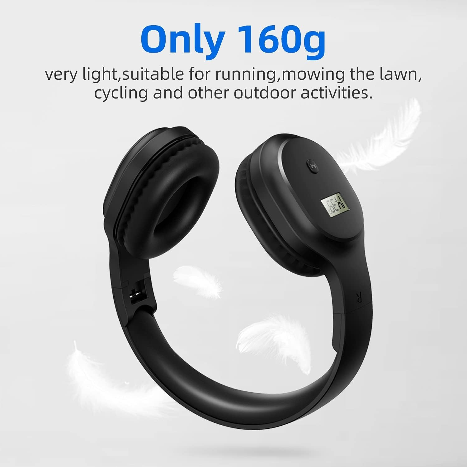 Rechargeable Bluetooth 5.0 Headset with FM Radio – Perfect for Active Lifestyles