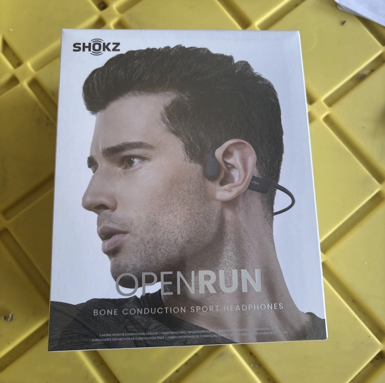 Shokz OpenRun Wireless Bone Conduction Headphones – Black (S803BK)