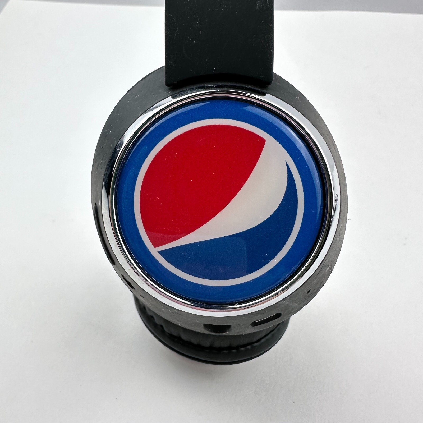 Pepsi Logo Original Audio Headphones 1.5mm Jack – Removable Cord 6′ – Rare