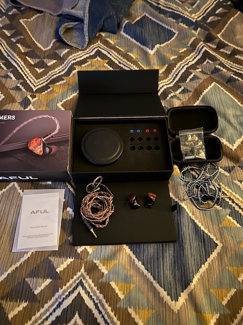 AFUL Performer8 1DD+7BA Hybrid IEM USED-EX with extra 3 in 1 cable