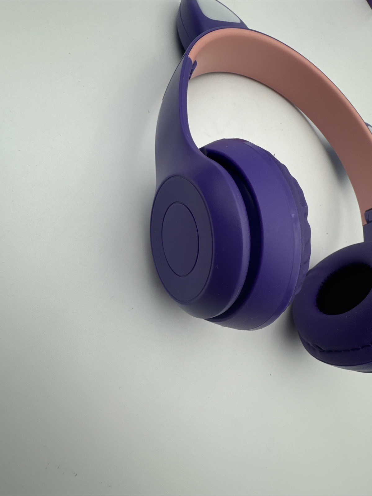 Cat Ear Wireless Headphones Purple
