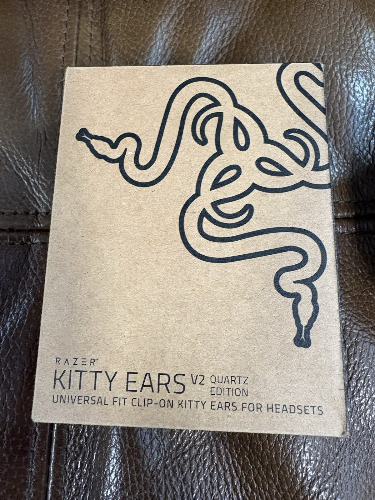New Genuine Razer Kitty Ears V2 Clip-on for Headsets + HUYUN Silicone Kitty Ear