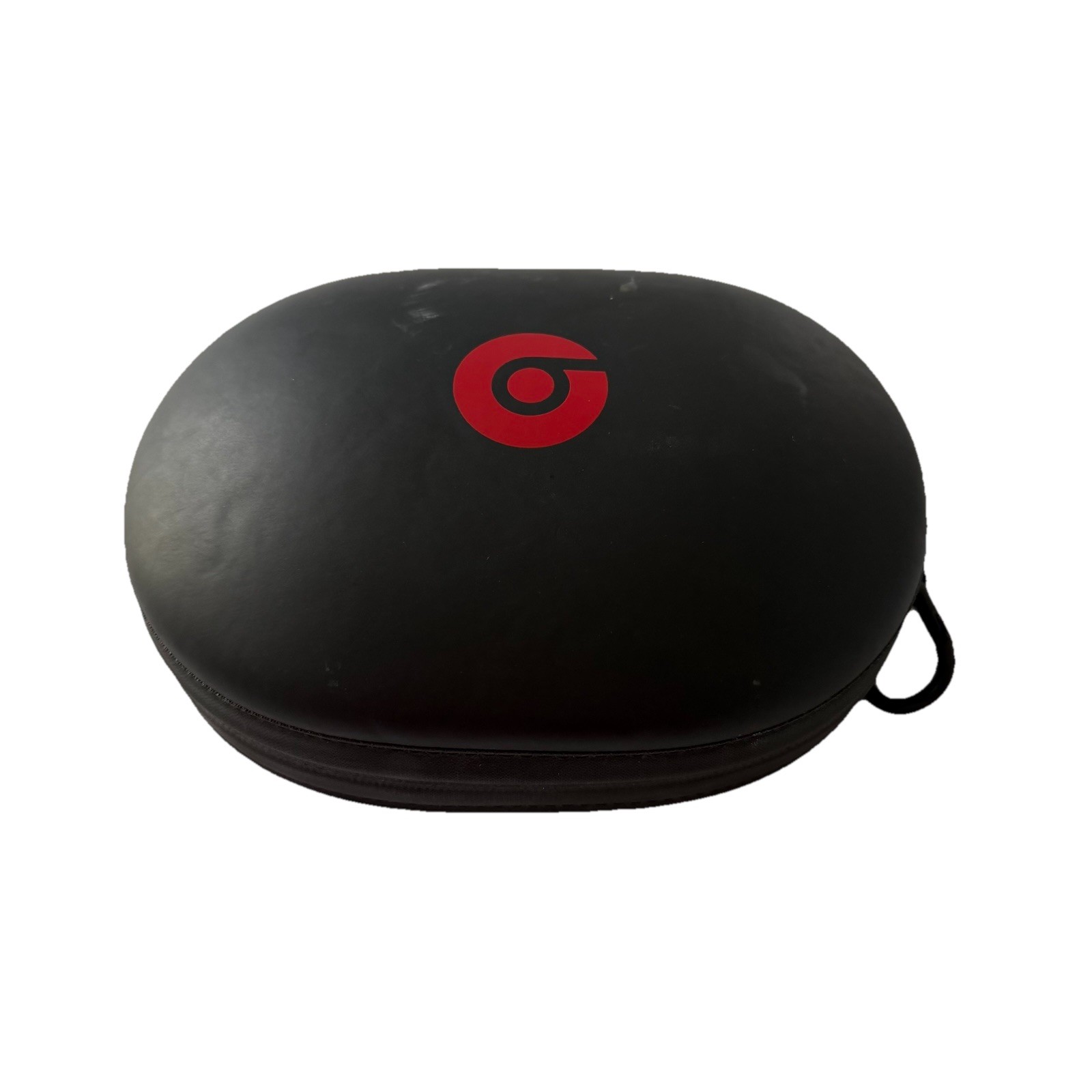Beats by Dre Black Hard Shell Headphones Case Red Logo Oval Protective Case