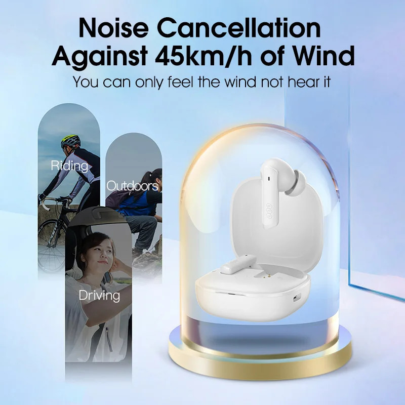 HT05 Melobuds ANC Wireless Earphones 40Db Noise Cancellation, 6 Mic HD Call