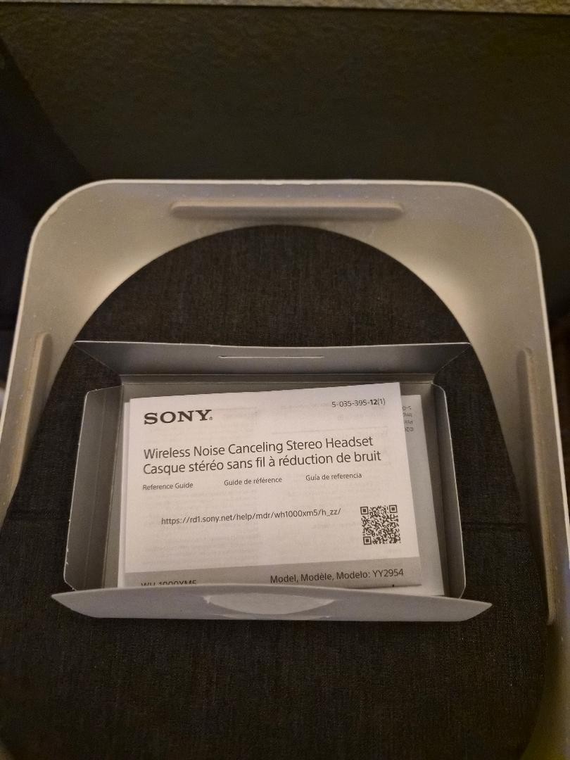 Sony WH-1000XM5 Wireless Noise Canceling Headphones- Black- Bluetooth/USB-ANC