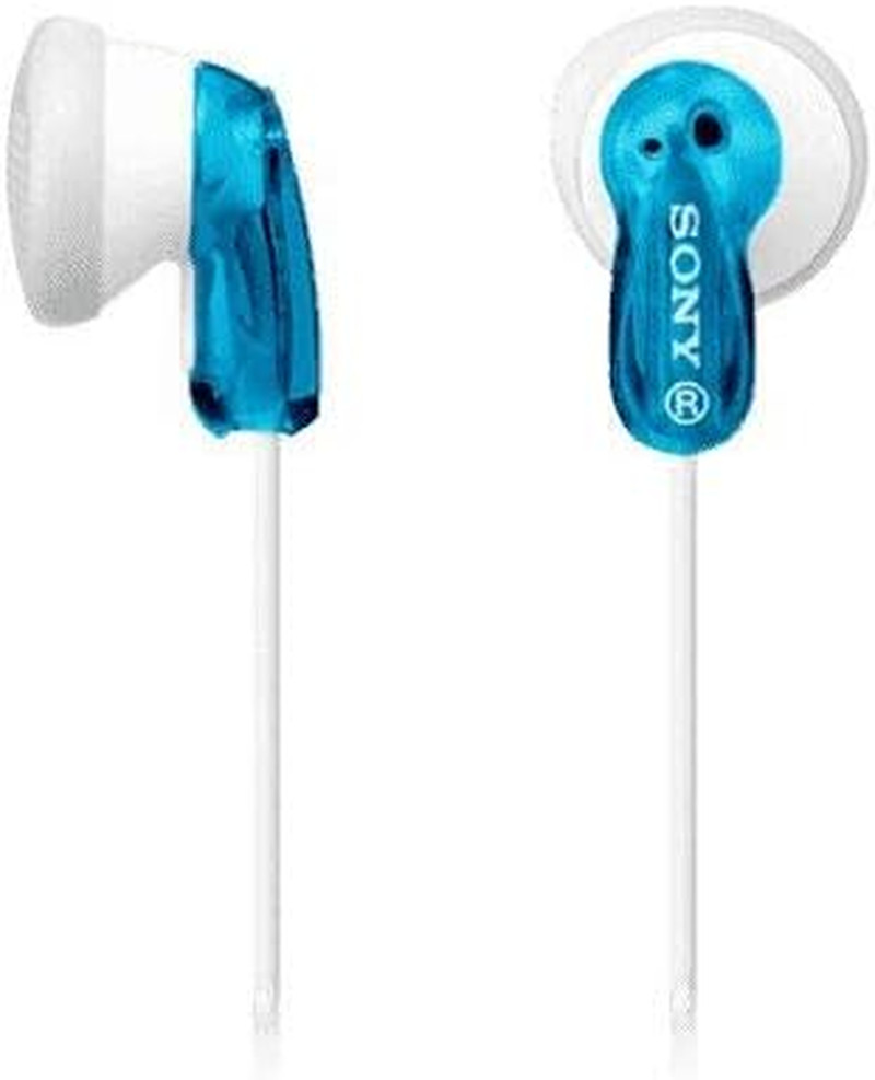 MDRE9LP/BLU Earbud Headphones, Blue
