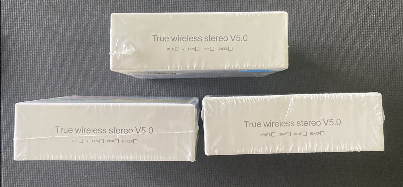 Lot of 3 InPods 12 True Wireless Stereo Earbuds V5.0 Android/ios/BT5.0 Yellow
