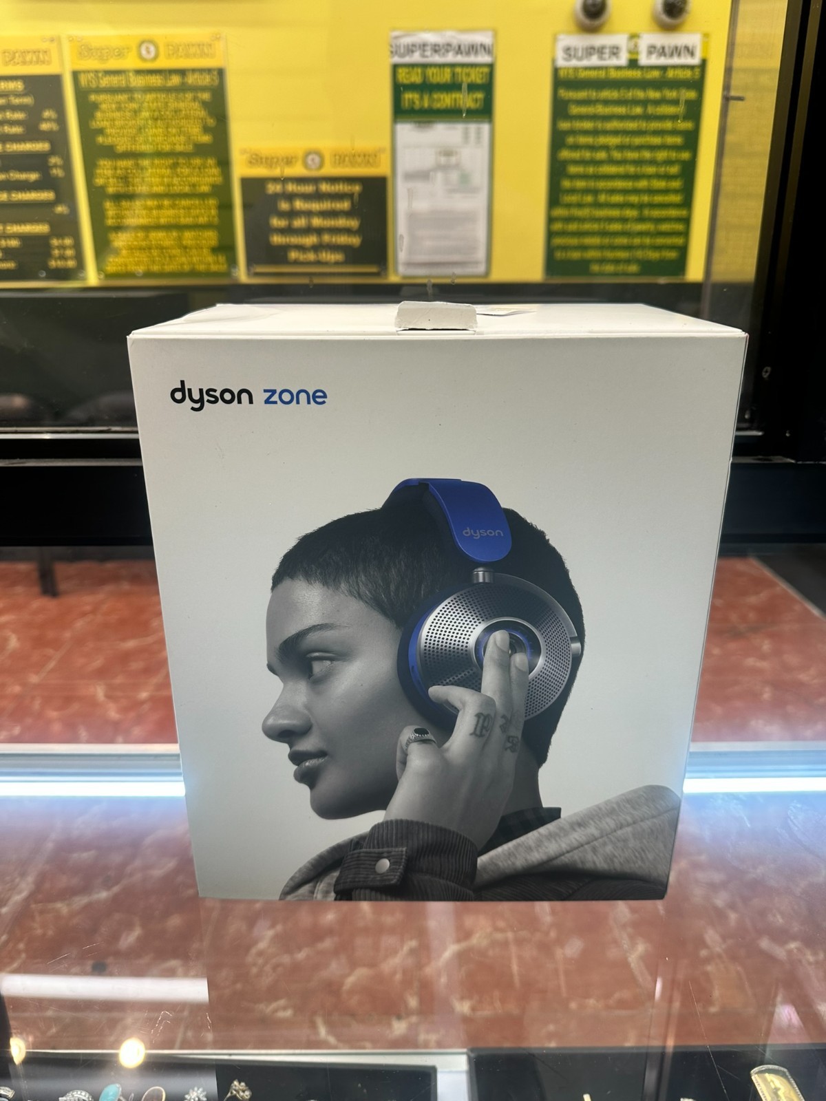 BRAND NEW SEALED Dyson Zone Noise-Cancelling Air Purifier Headphones Blue/Silver