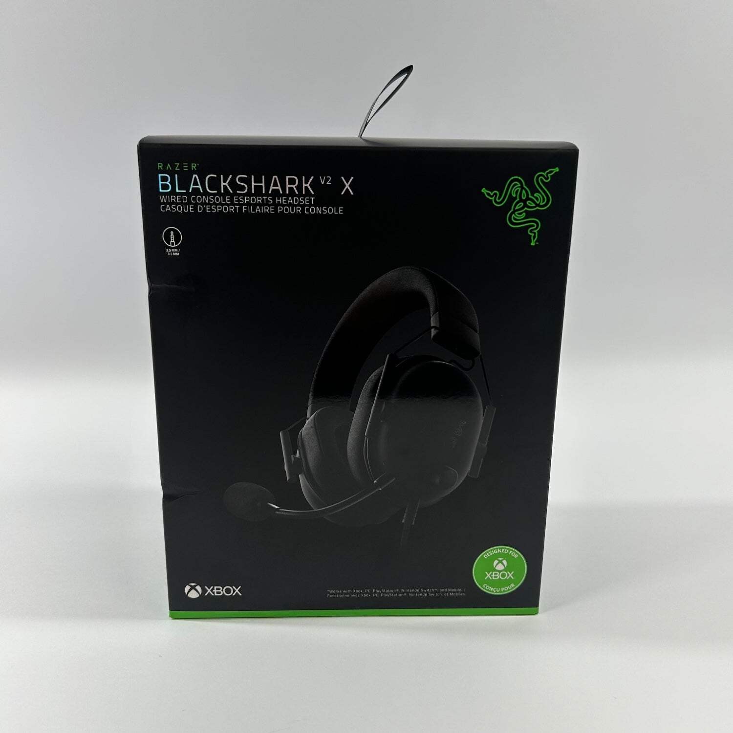 New Razer BlackShark v2 X Wired On-Ear Headphones Black RZ04-03240900-R3U1