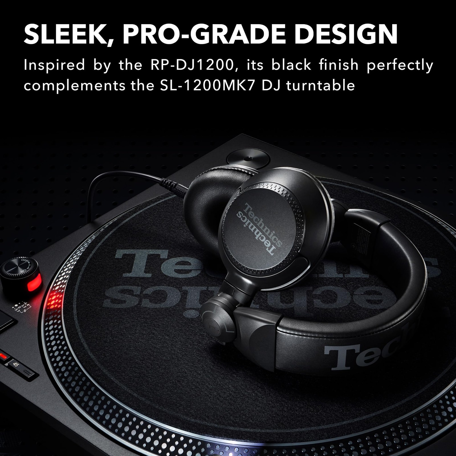 Technics Professional DJ Headphones with 40mm CCAW Voice Coil Drivers, 270°