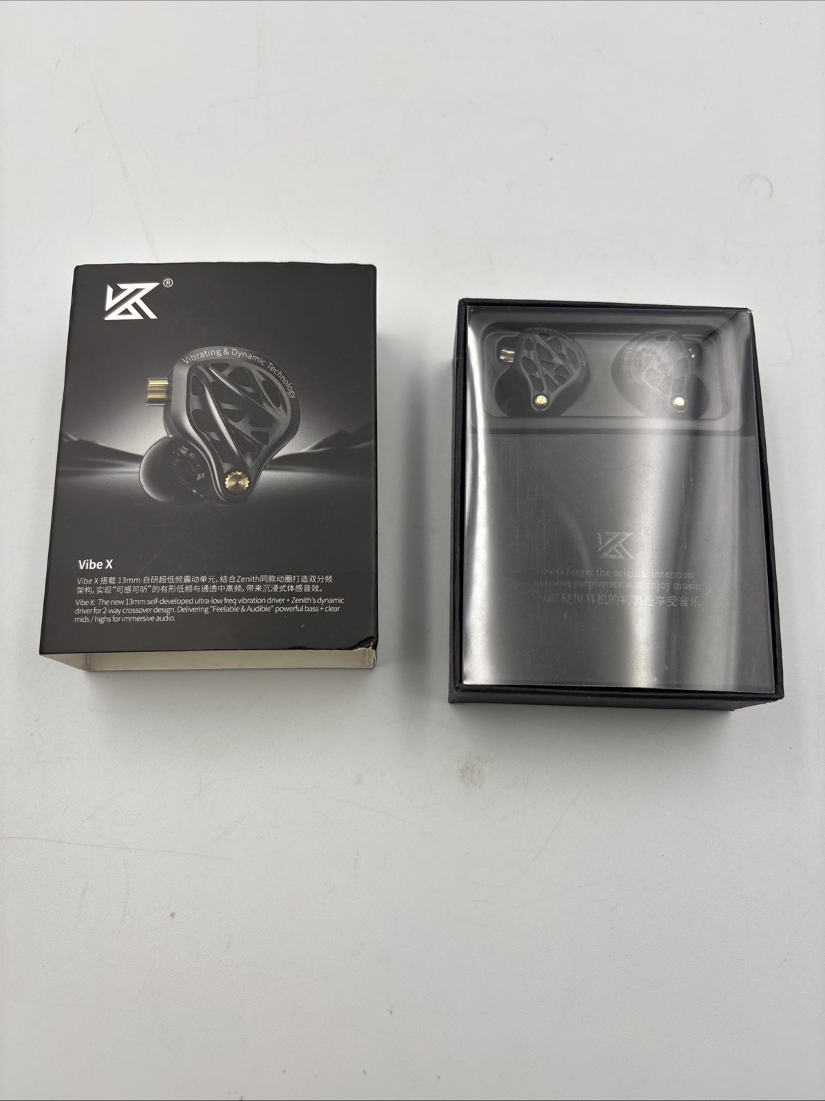 KZA Coustics Vibe X in Ear Monitor, HiFi IEM Earbuds USB-C New Open Box Tested