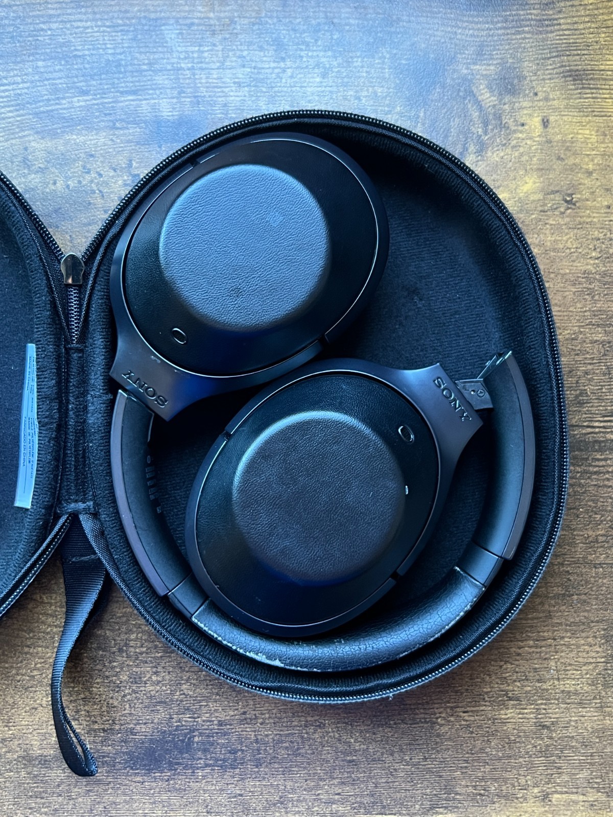 Sony MDR-1000X Wireless Noise Canceling Stereo Over Ear Black Headset Headphones