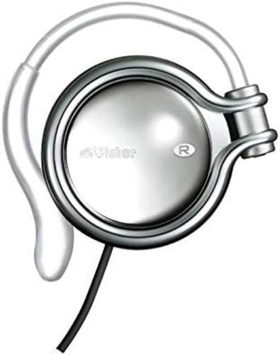 JVC HP-AL102 Clip-on Stereo Headphones Moon Stone Silver Stylish Ear-hook 3.5mm