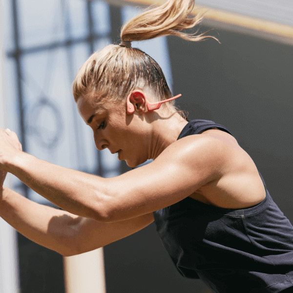 ✅ Shokz OpenRun Pro Bone Conduction Sport Headphones Enhanced Bass IP55 – PINK ✅