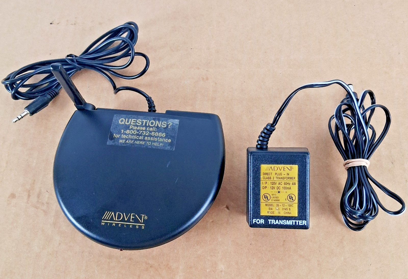 Advent Recoton LLP-110-A Wireless Speaker Headphone Transmitter with Adapter