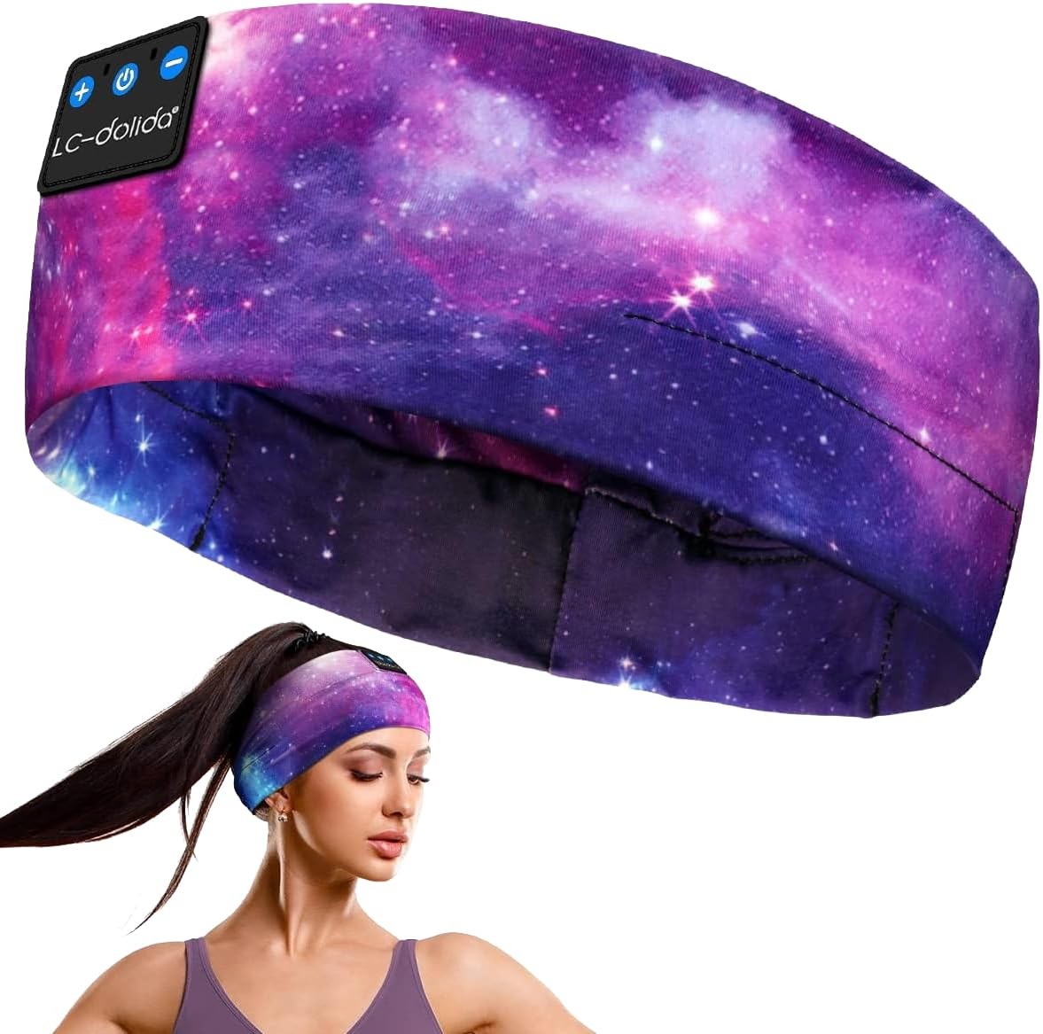 Sleep Headphones Bluetooth Headband Sleeping Wireless Headband Headphones wit…