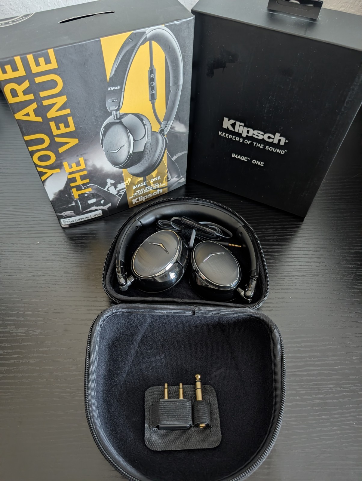 Klipsch Image One II Gen 2 Headphones w/hard shell carry case