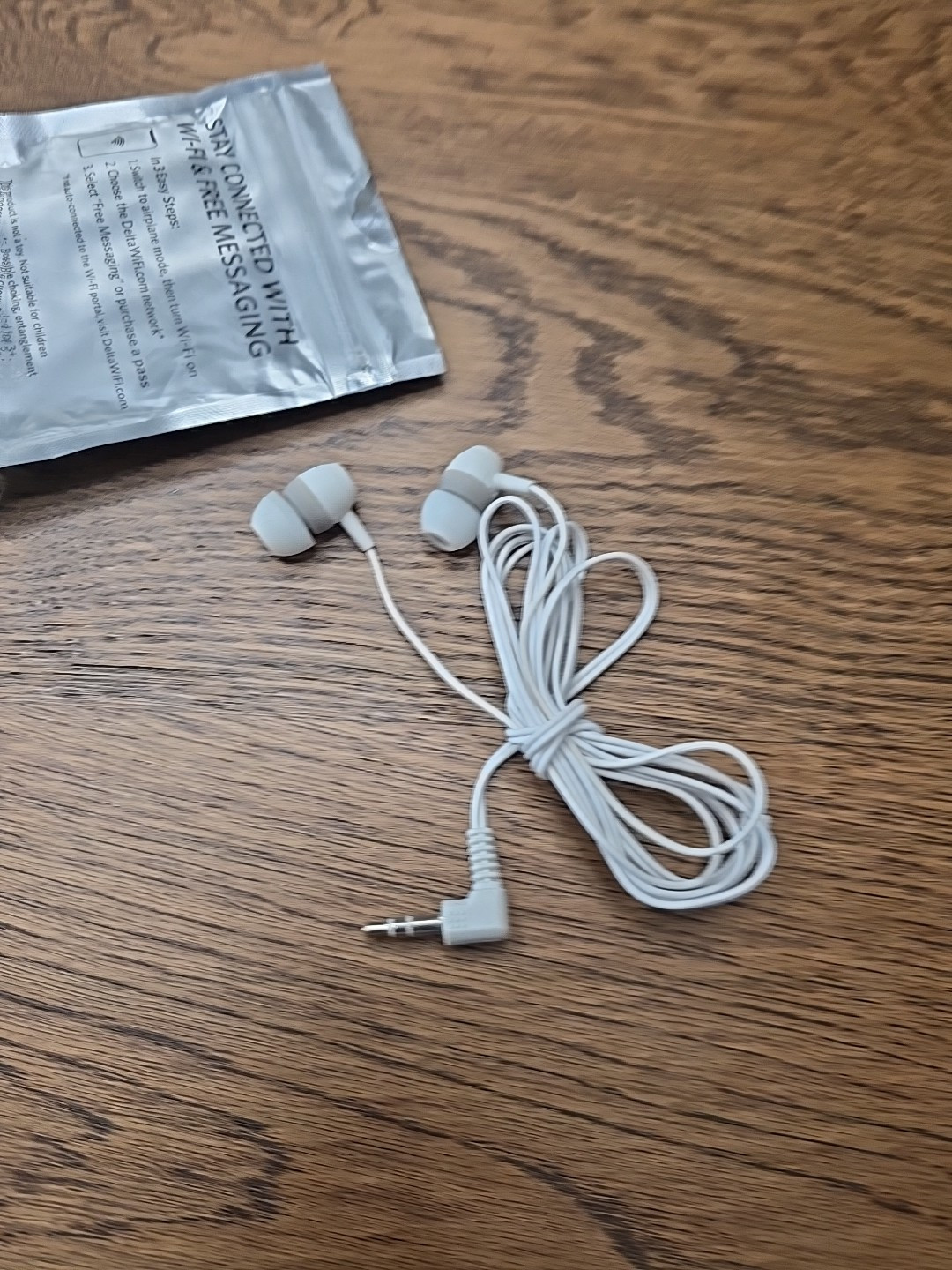 Delta Airlines Studio “Plug In Tune Out” Isolation Earbuds Headphones