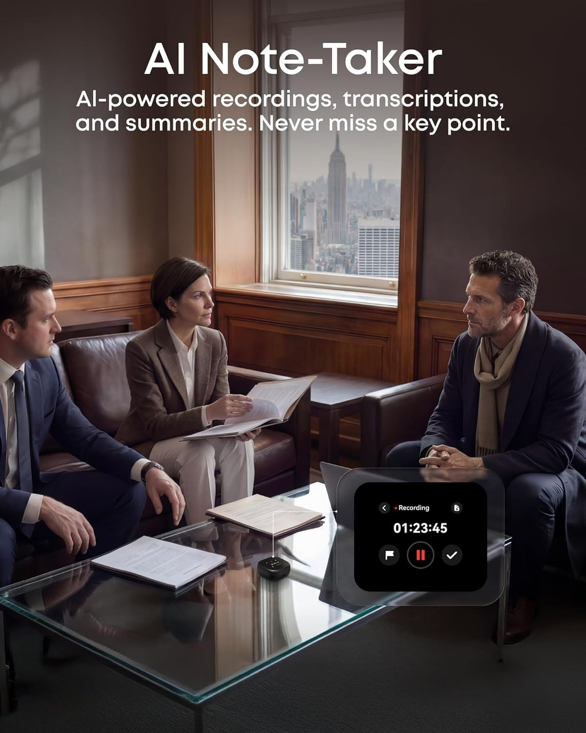 Soundcore Anker Liberty 5 Pro Max Wireless Earbuds, AI Note-Taker(120 Free Mins/