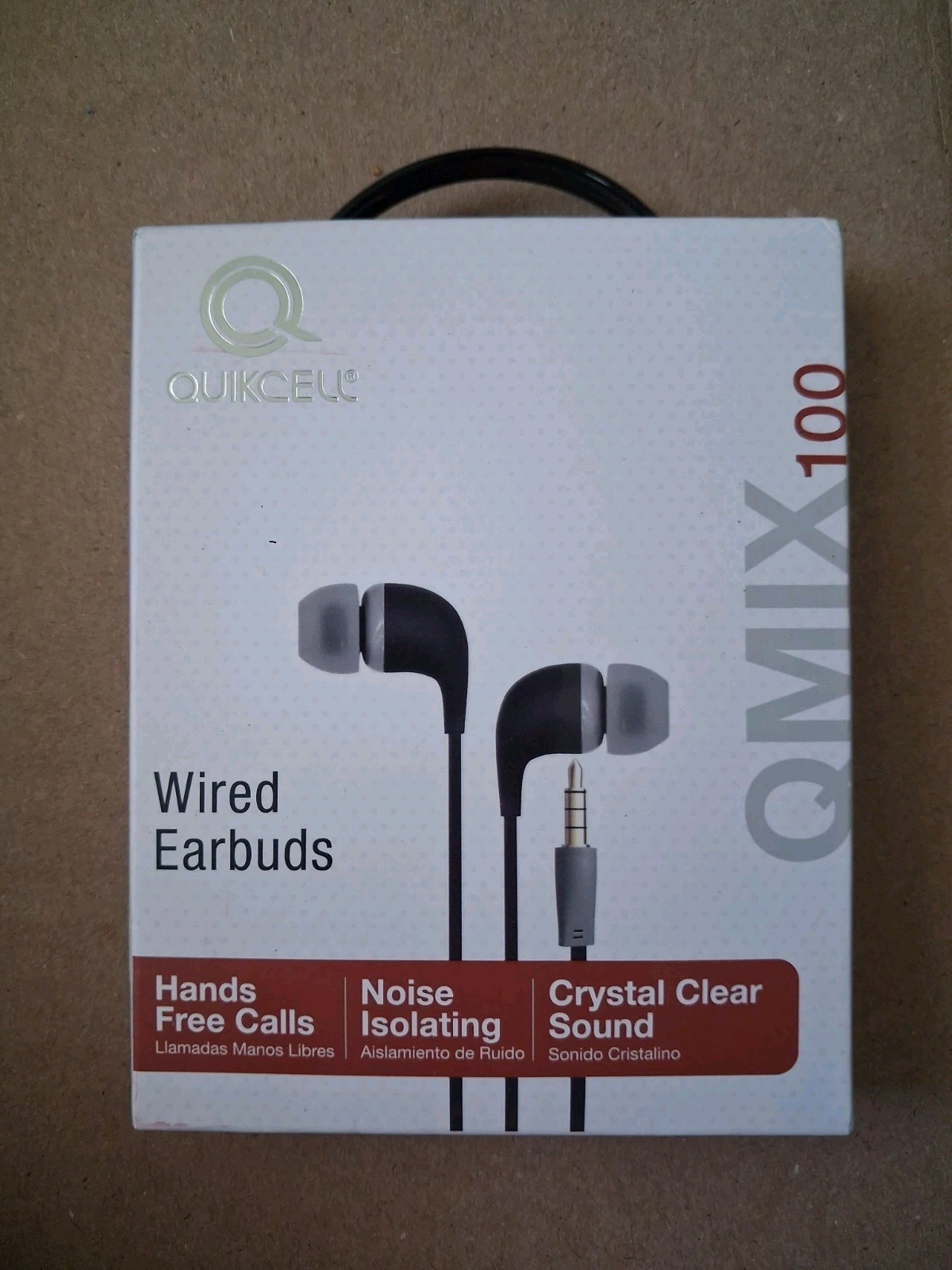 Quikcell QMIX 100 (3.5mm) Wired Earbuds – Black