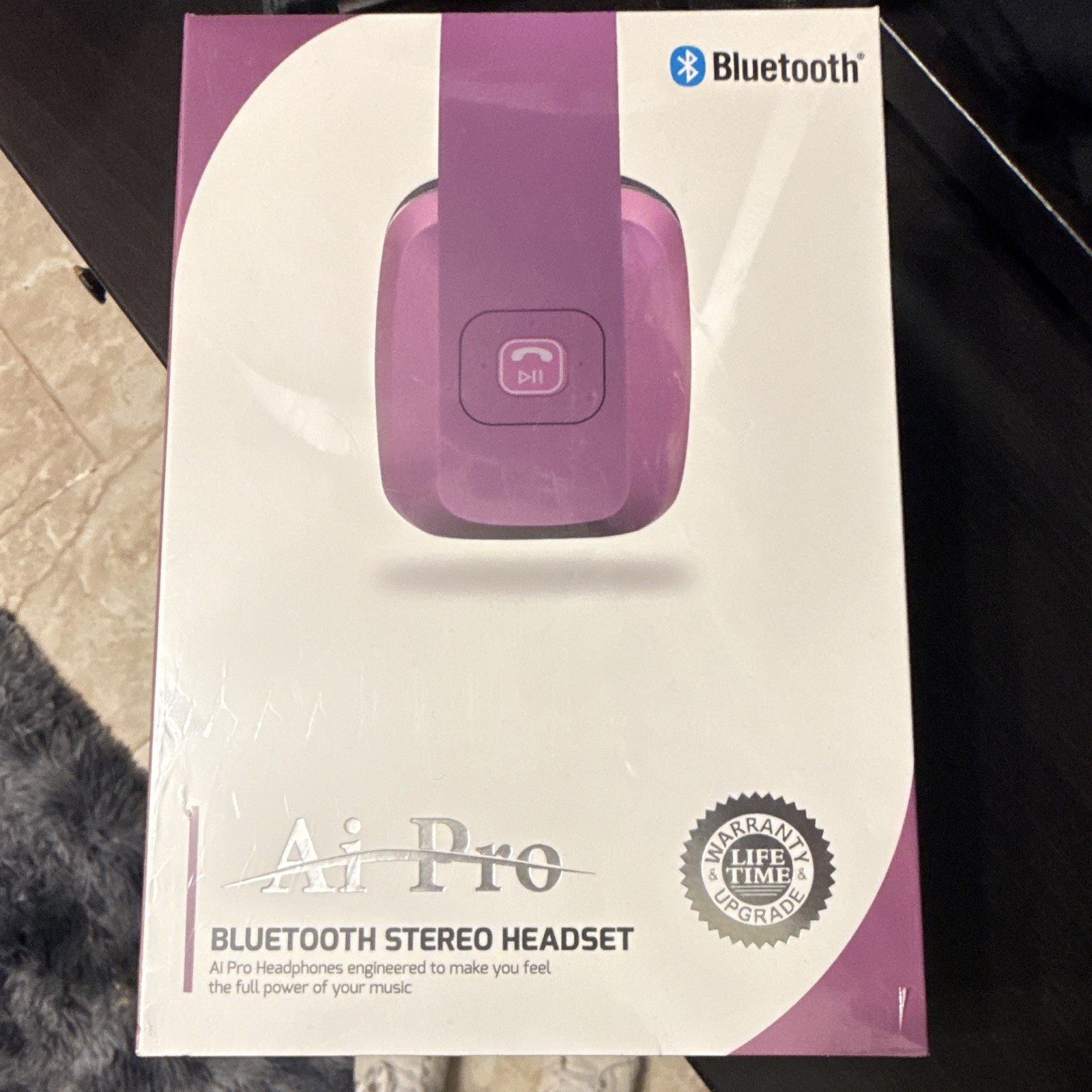 AI Pro 100 Plus Bluetooth Foldable Stereo Headphones Headset NEW IN BOX