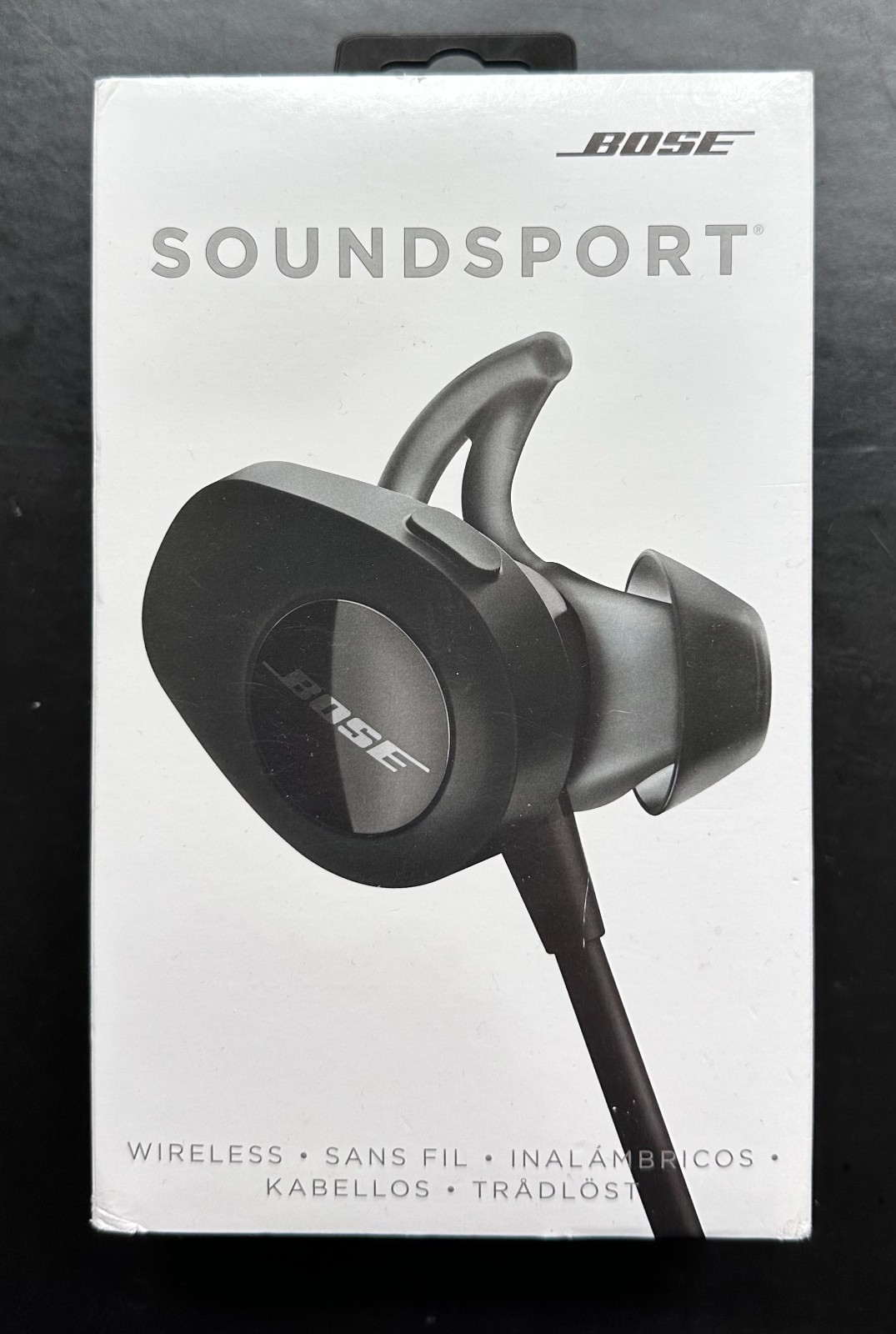 VGUC Bose SoundSport Wireless In-Ear Headphones with Box Tested