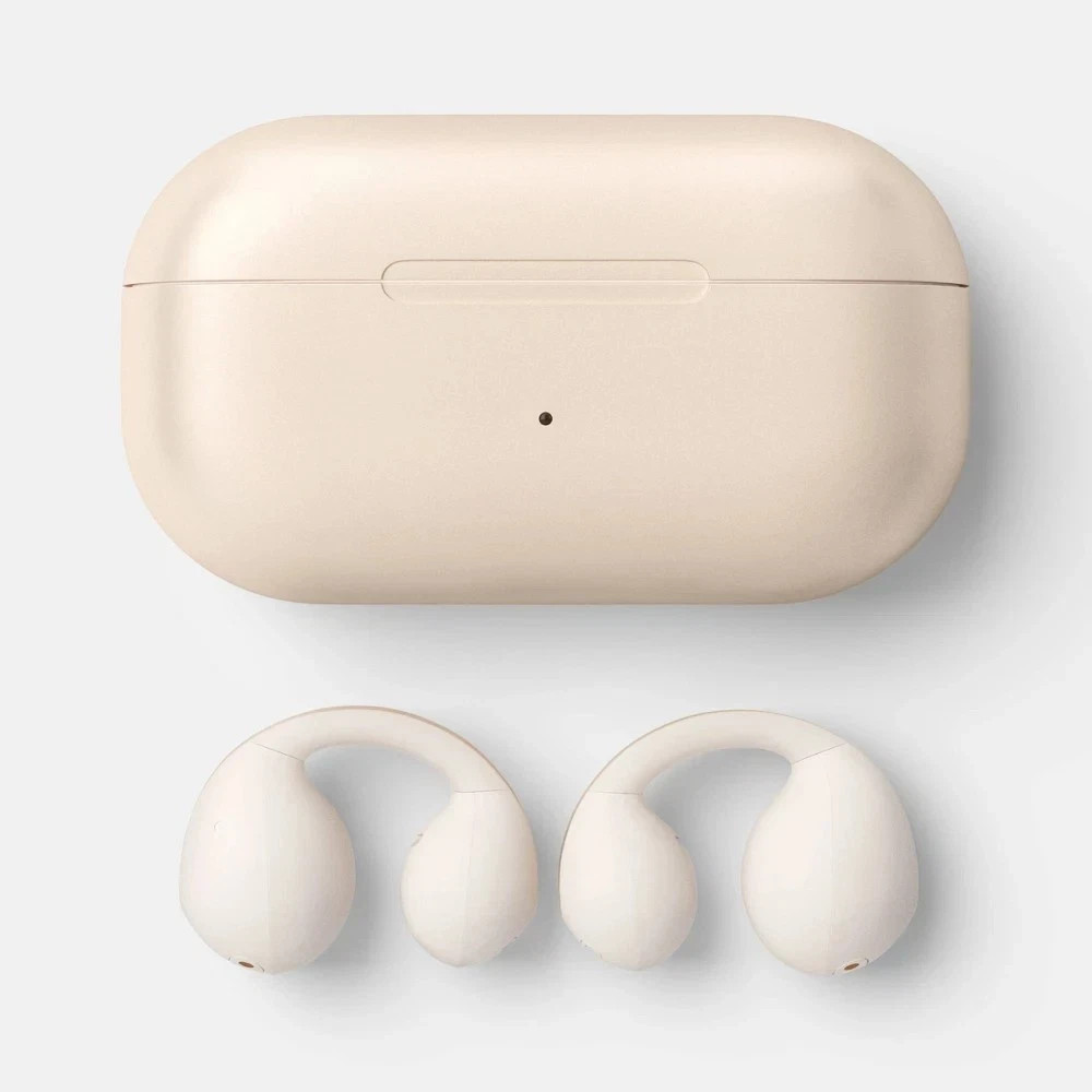 Heyday Open Ear Wireless Earbuds Bluetooth Stone White, NEW