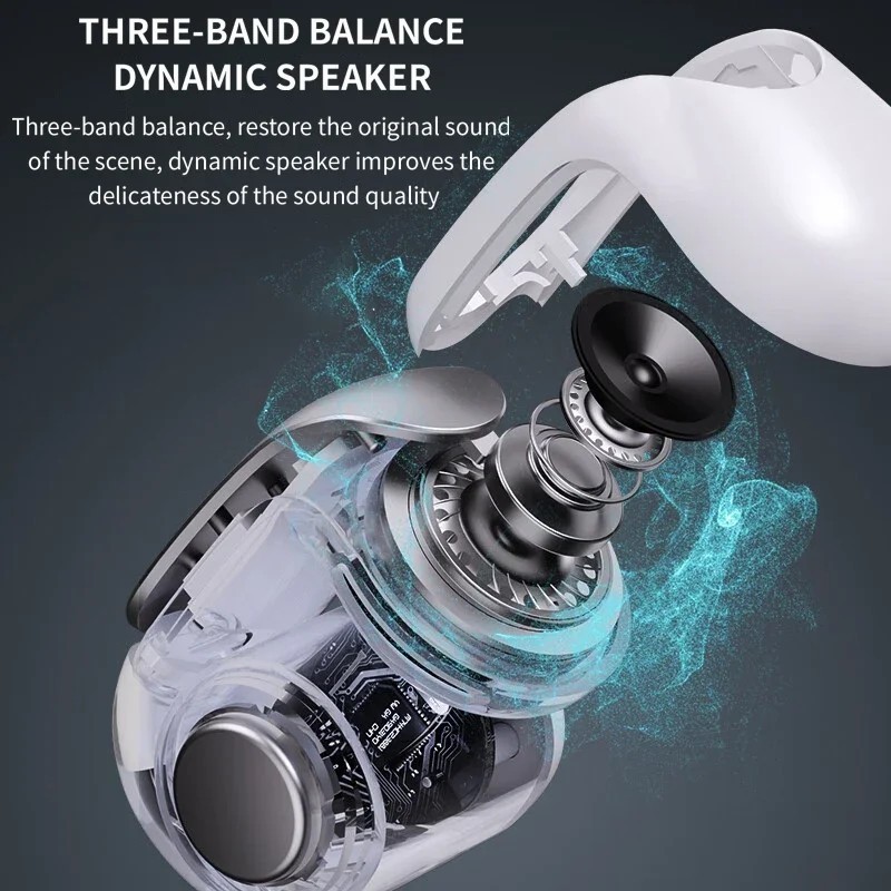 Ultra Open Earbuds True Wireless Open Earbuds – Black White USA ！