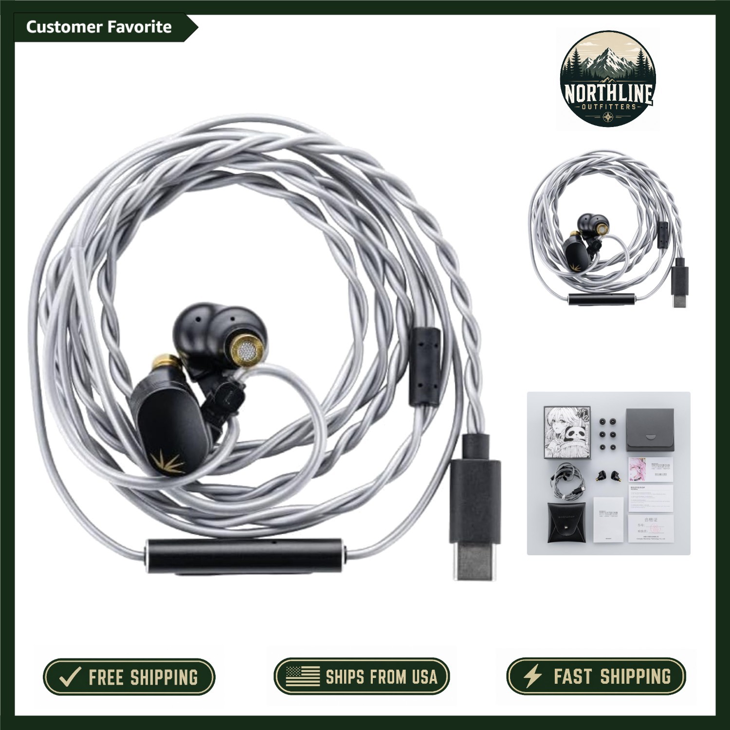 High-Performance CHU II USB-C Headphones with Sound Isolation and Touch Control