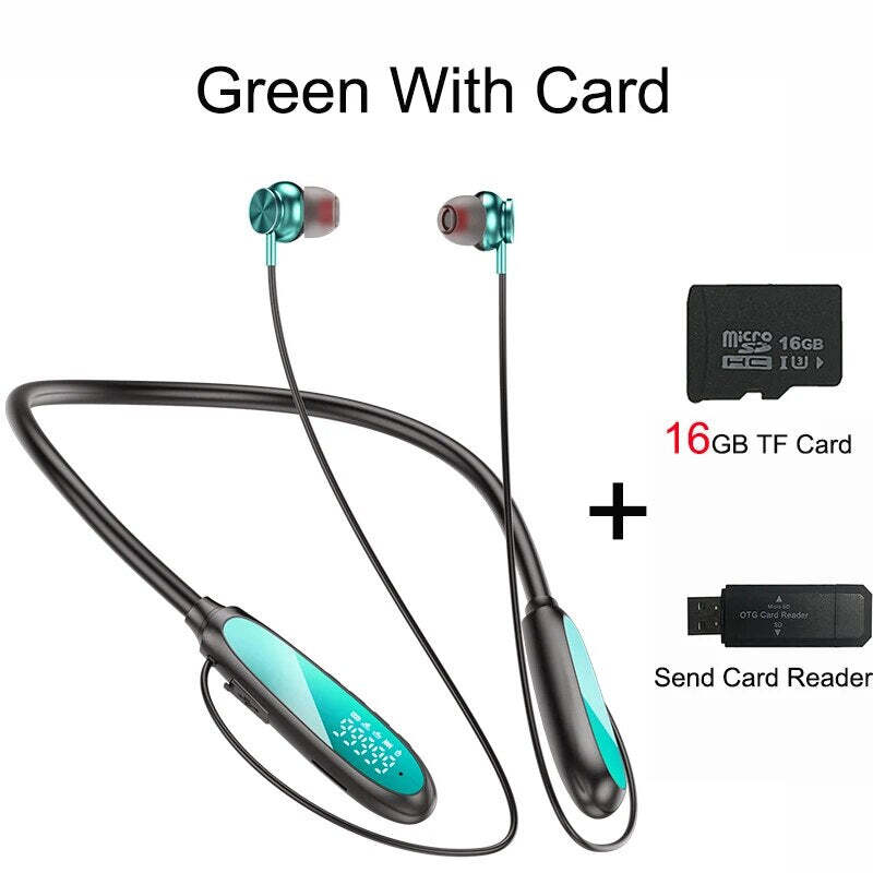 NEW 250Hour Playback Wireless Bluetooth Earphones Magnetic Sports Running
