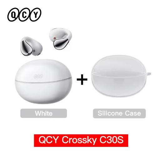 QCY Crossky C30S Open Ear Earbuds LDAC Bluetooth 6.0 Sports Clip