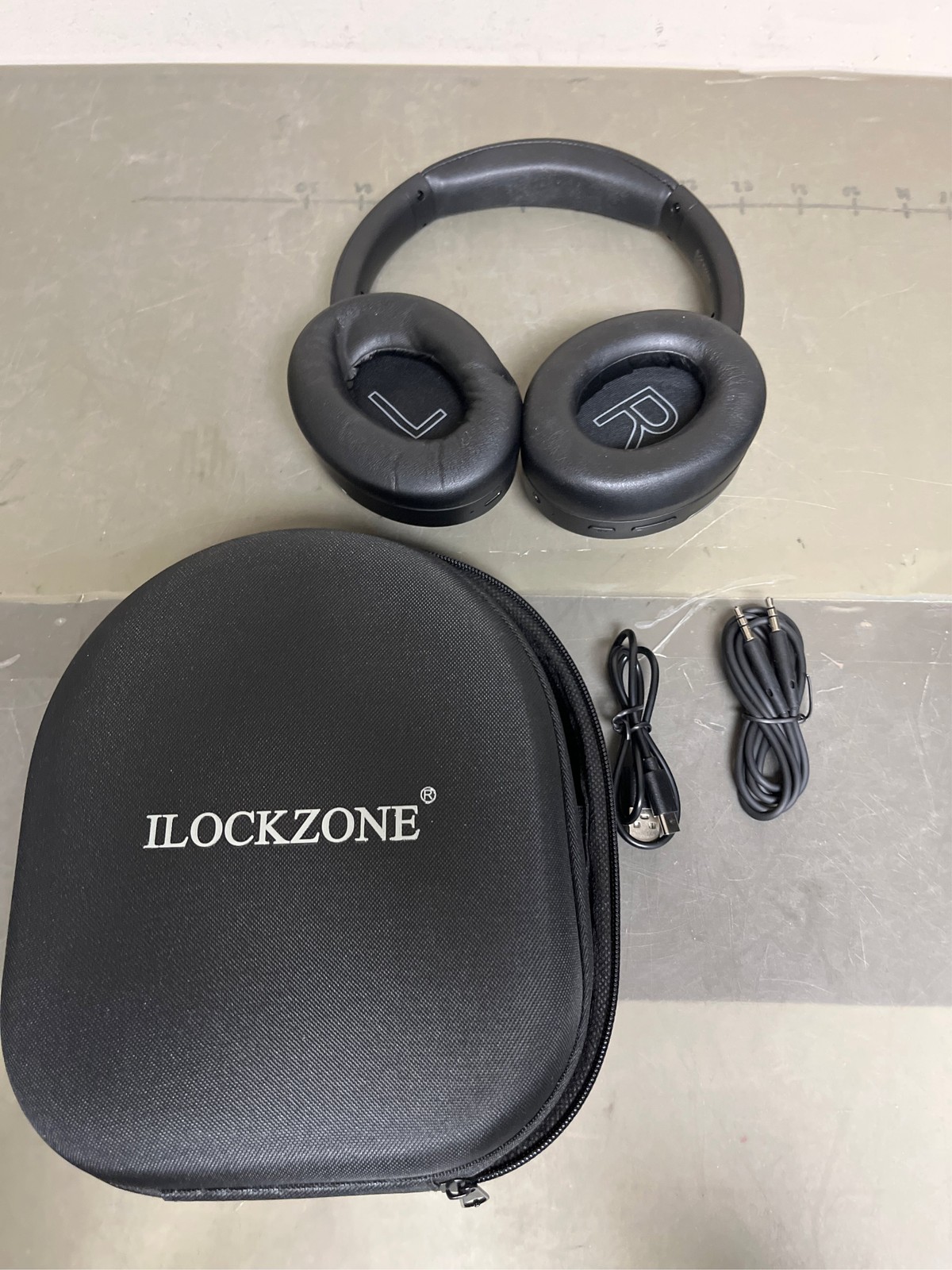 LC30Pro Wireless Premium Noise Canceling Overhead Headphones, 100H Playtime Blue
