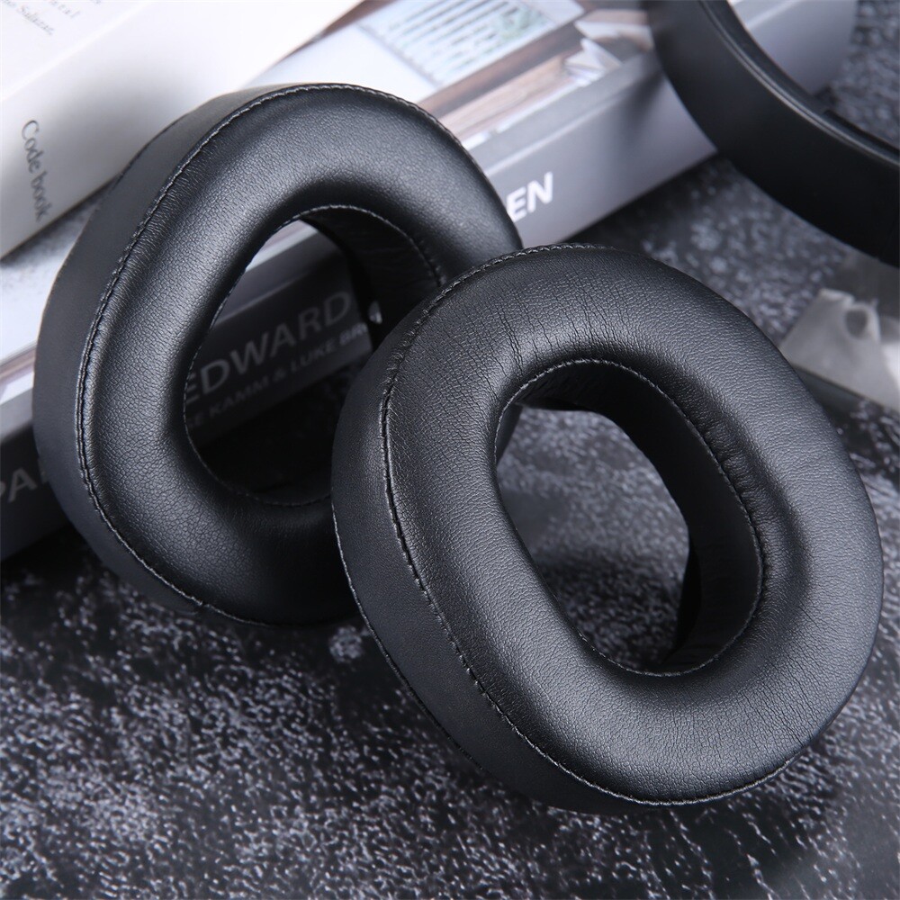 1 Pair Earpad Black for MDR-HW700 MDR-HW700DS Wireless Headphones 112x94x35mm