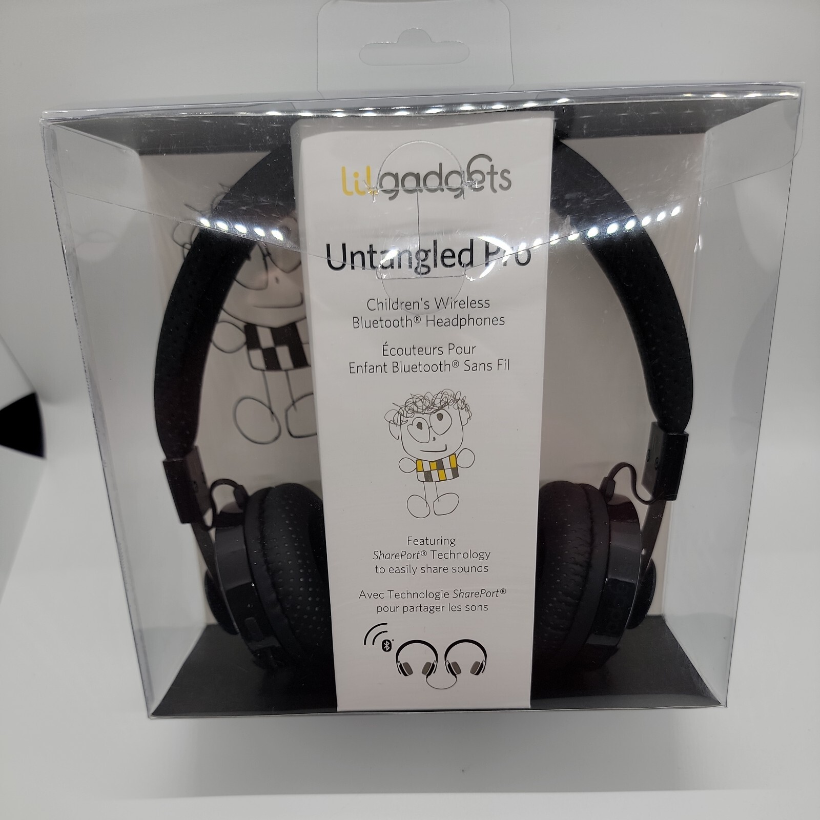 LilGadgets Untangled Pro Wireless Kids Heapdhones On-Ear Toddler Headphones